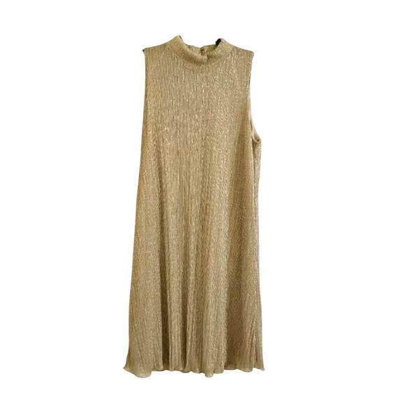 Marina Shimmery Trapeze Dress - Picture 1 of 7